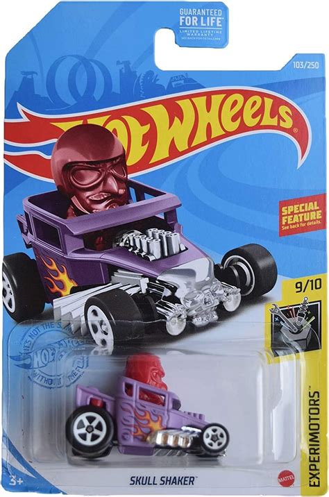 Amazon Hot Wheels Skull Shaker Experimotors Treasure Hunt Purple Toys