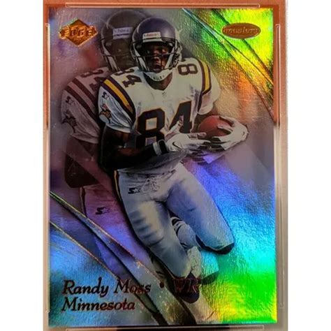 Verified Randy Moss Galvanized Collector S Edge Masters By