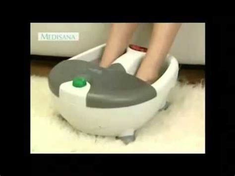 Гидромассажная ванна Medisana Ecomed Foot spa - YouTube