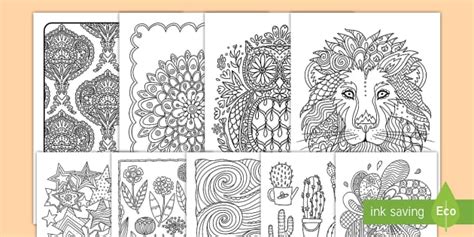 Mindfulness Coloring Pages | Twinkl USA (teacher made)