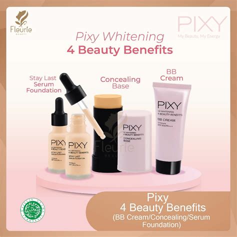 Jual Pixy Whitening 4 Beauty Benefits Concealing Base SPF35 PA BB