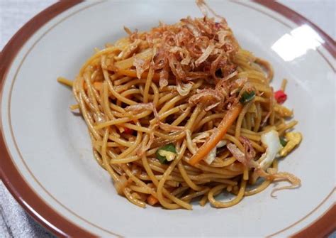 Resep Spaghetti Goreng Jawa Oleh Widia Puspita Cookpad