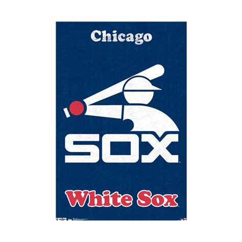 Trends International MLB Chicago White Sox - Retro Logo Wall Poster