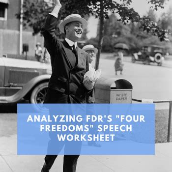 Analyzing Fdr S Four Freedoms Speech A Historical Context Worksheet