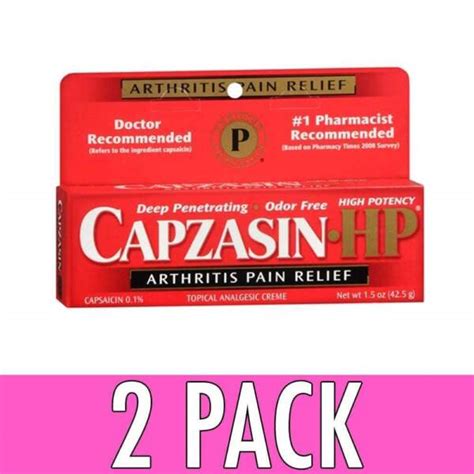 Capzasin Hp Arthritis Pain Relief Creme 15oz 041167751428t870 For Sale