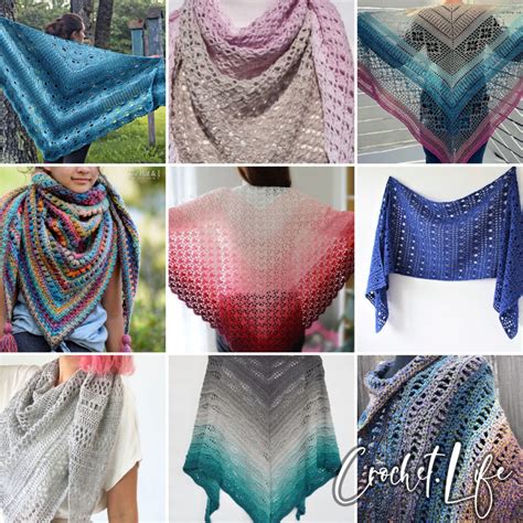 14 Strikingly Beautiful Shawl Crochet Patterns Crochet Life