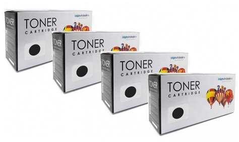 Brother Generic TN-1070 Black Toner Cartridgess Quad 4 Pack Combo ...