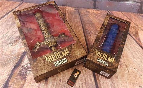 The Realm Draken Dragon Dildo With Sword Handle Bundle