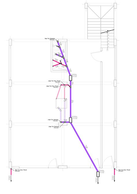 Desague Nivel 1 Son Planos De Una Vivienda Cr 25x50cm Cf 2 ±0 Cr 25x50cm Cf 2 ±0 25x50cm