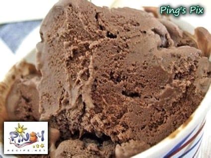 Chocolate Sorbetes Recipe ( Homemade Chocolate Ice Cream )