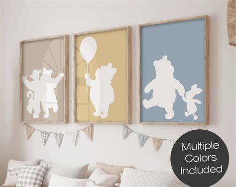 Winnie the Pooh Nursery Art Print Printable Wall Decor - Etsy