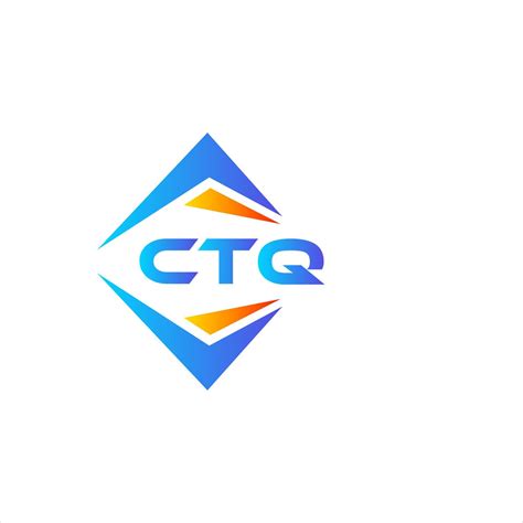 ctq abstract technology logo design  white background ctq creative