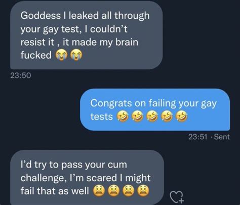 Mistress Terra On Twitter Failed My Gay Test But Think He Can Pass My