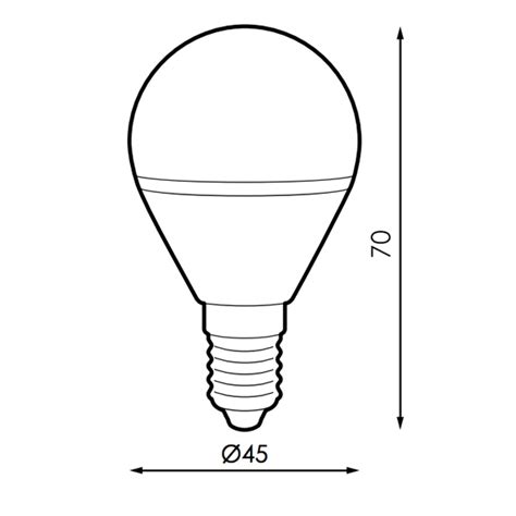 Bombilla Led E14 7w G45 270º En Luz Cálida Neutra O Fría Minaled