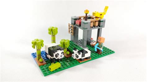 Recenzja LEGO Minecraft 21158 Żłobek dla pand YouTube