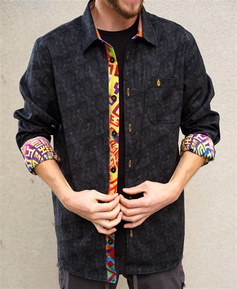 Secret Writing Being Lined Button Down by Alex & Allyson Grey - Threyda