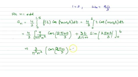 SOLVED Determine The Fourier Series Representation Of The Function