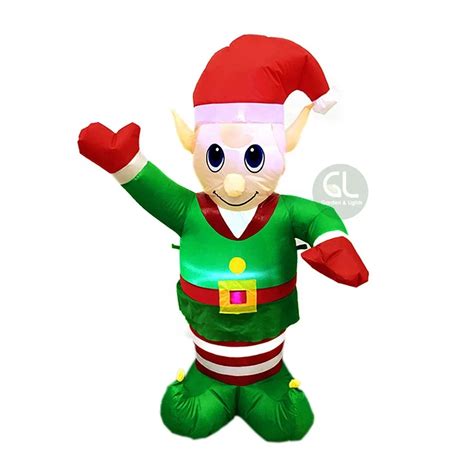 Outdoor Christmas Elf Christmas Decoration,Inflatable Elf,Funny ...