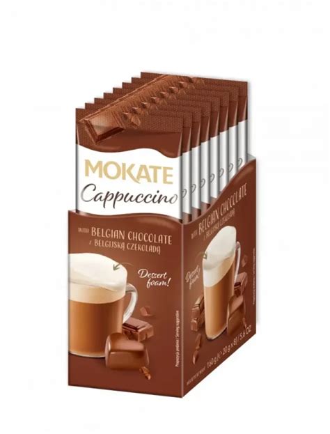 Kawa Rozpuszczalna W Saszetkach Mokate Cappuccino Z Belgijsk