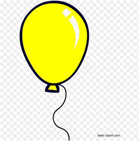 yellow balloon free clip art - clipart yellow star balloons PNG image ...