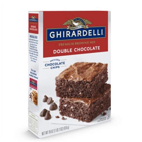 Ghirardelli Double Chocolate Premium Brownie Mix With Chocolate Chips