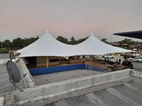 Modular Pvc Conical Shape Roof Top Area Tensile Covering At Rs Sq