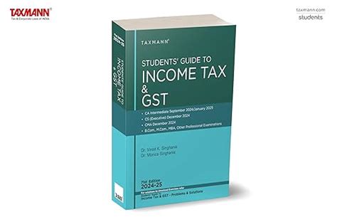 Buy Taxmann S Students Guide To Income Tax Gst Ay