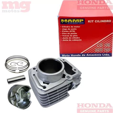 Kit Cilindro Motor Cg Titan Nxr Bros Original Hamp