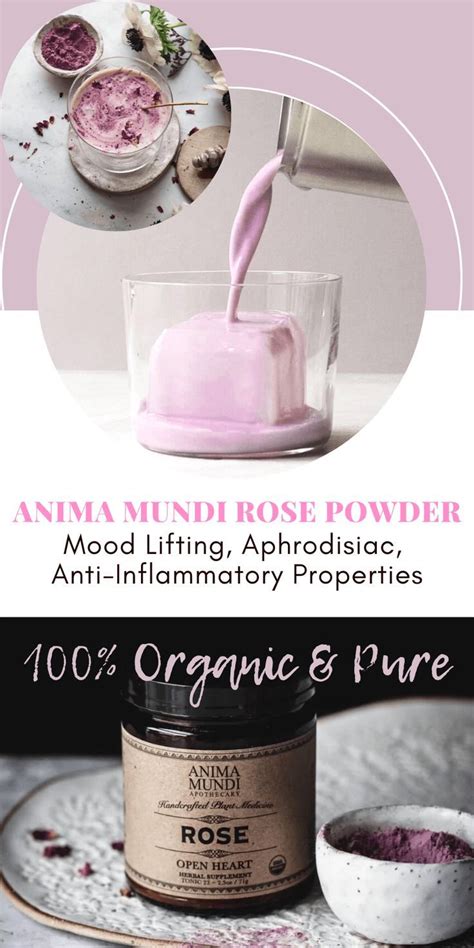 Anima Mundi Rose Powder Detox Drinks Lemon Complete Body Cleanse