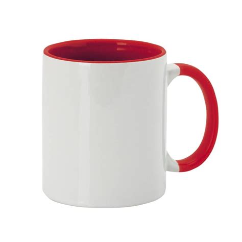 Taza Con Asa E Interior De Color Personalizada Con Foto Jarra Tazas