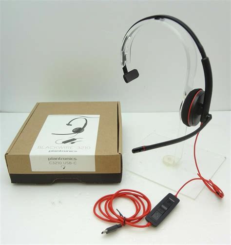 Plantronics Blackwire C3210 Mono Usb C Headband Pc Headset 209748 22 New In Box Ebay