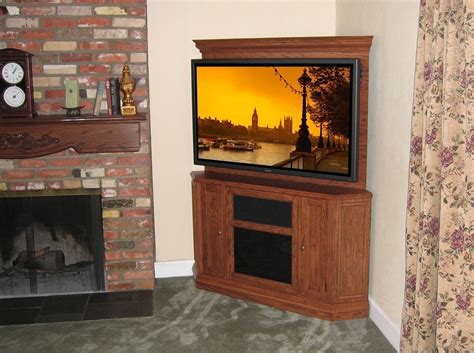 Best Ideas Corner Oak Tv Stands For Flat Screen