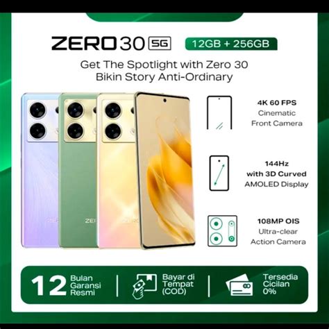 Jual Infinix Zero 30 5g And 4g Ram 12gb256gb And 8gb256gb Garansi Resmi