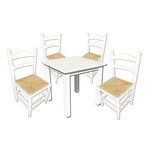 Conjunto De Mesa De Madera Y Sillas