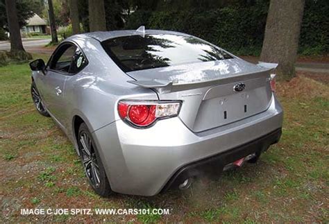 Rear View 15 Brz Limited Ice Silver Color