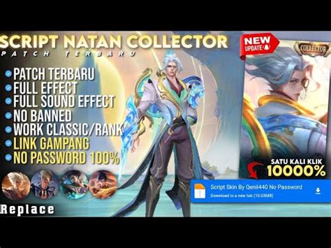 New Update Script Skin Natan Collector No Password Full Effect