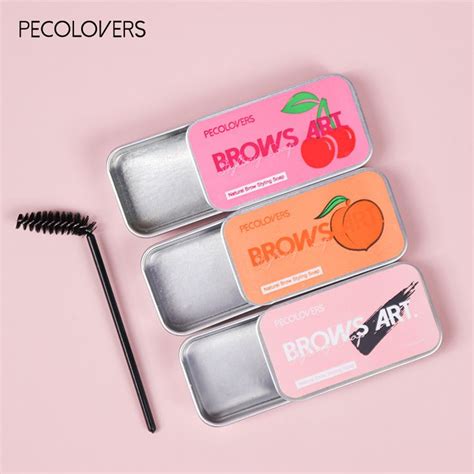 Pecolovers Eyebrow Styling Gel Brows Wax Sculpt Soap Waterproof Long