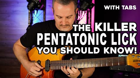 Killer Pentatonic Lick You Should Know With Tabs Youtube