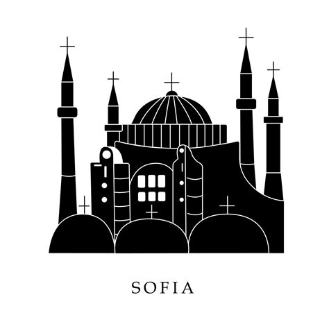 European capitals, Sofia city 7751108 Vector Art at Vecteezy