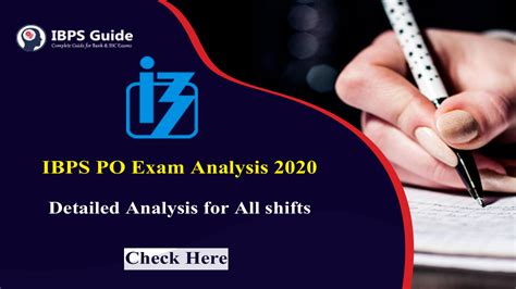 Ibps Po Exam Analysis 2020 Ibps Po 2020 Prelims And Mains Analysis