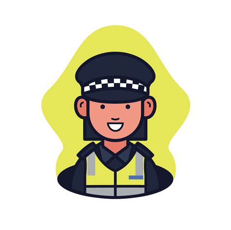 Police Officer Avatar 242716 Vector Art At Vecteezy