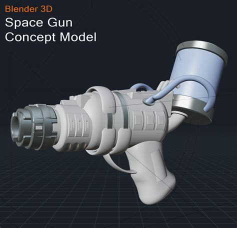 Space Gun Concept Model :: Behance