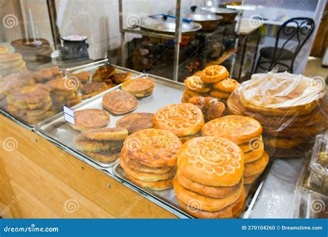 Fresh Natural Iranian Bakery Fresh Produce on Display for Sale in ...