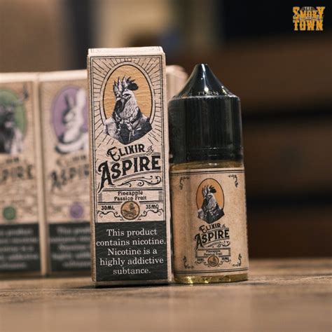 Aspire Elixir Pineapple Passion Fruit Salt Nic The Smoky Town