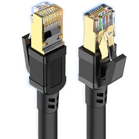 Cable Ethernet Cat 8 De Alta Velocidad SFTP 40Gbps 2000Mhz 5m 10m