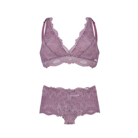 Phoebe Bralette Midi Panty Set Nude Io Sono