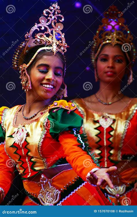 Sri Lanka Dancer with Their Traditional Costumes during the Selangor ...