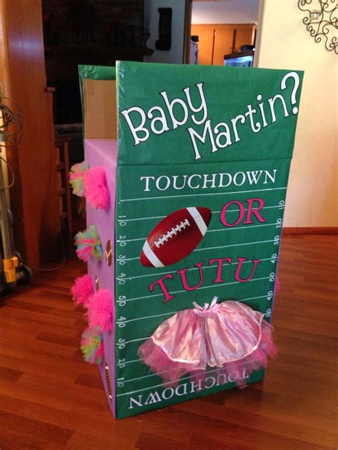 Touchdown Or Tutu Box Tutus Gender Reveal Gender Reveal Party