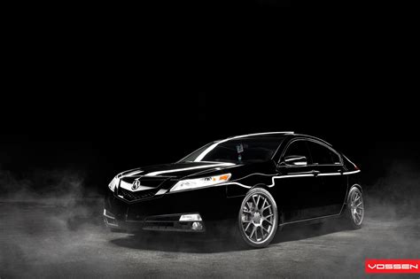 Enhanced Gloss Black Acura TL with Custom Exterior Parts — CARiD.com ...