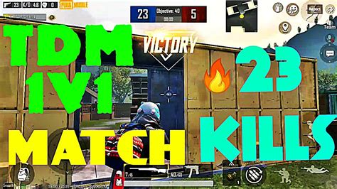 Full Tdm Match 1v1 With M24 23 Kills Pubg Youtube